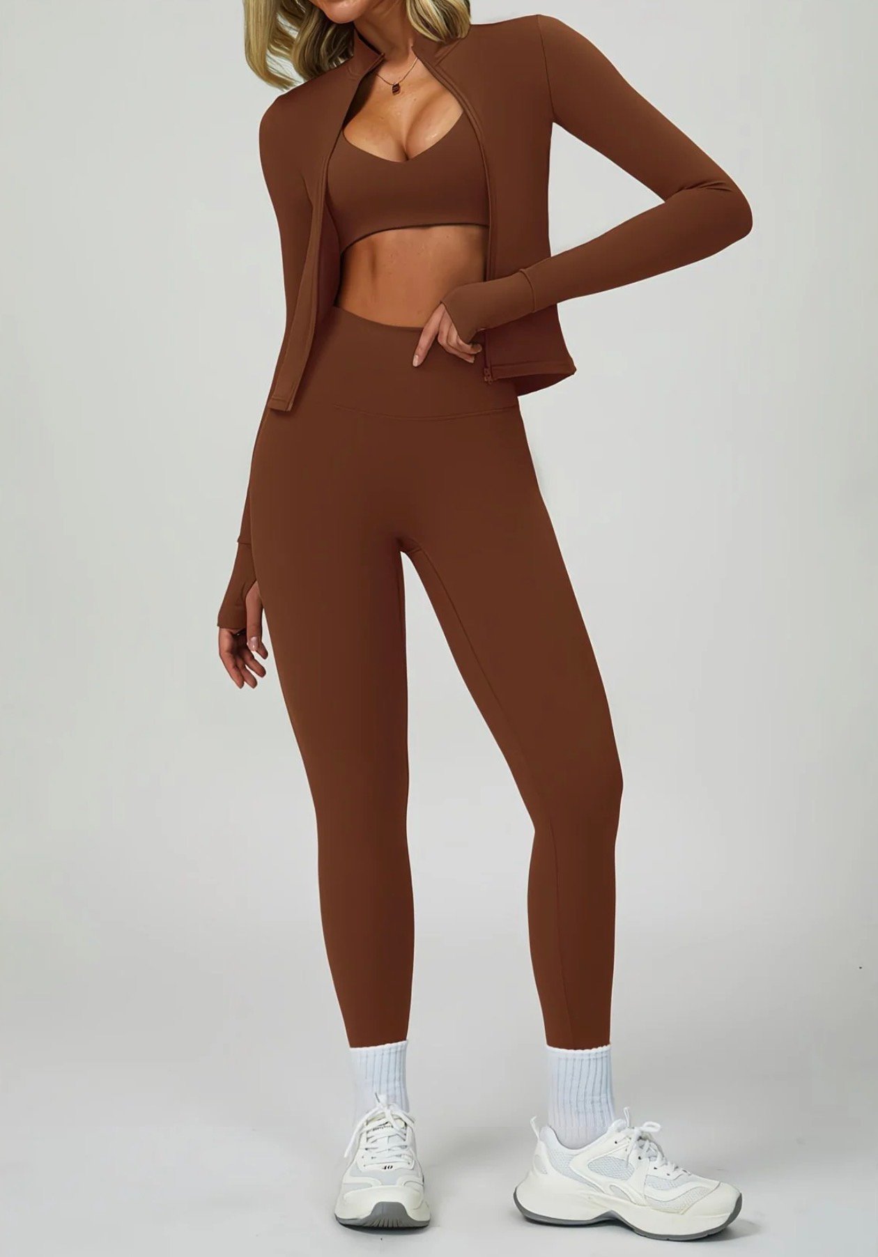 Essential Athleisure 3-Piece Set With Long Pants - Image 5