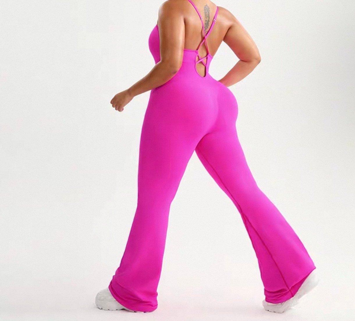 Plus Size Curves and Confidence Jumpsuit - Image 2